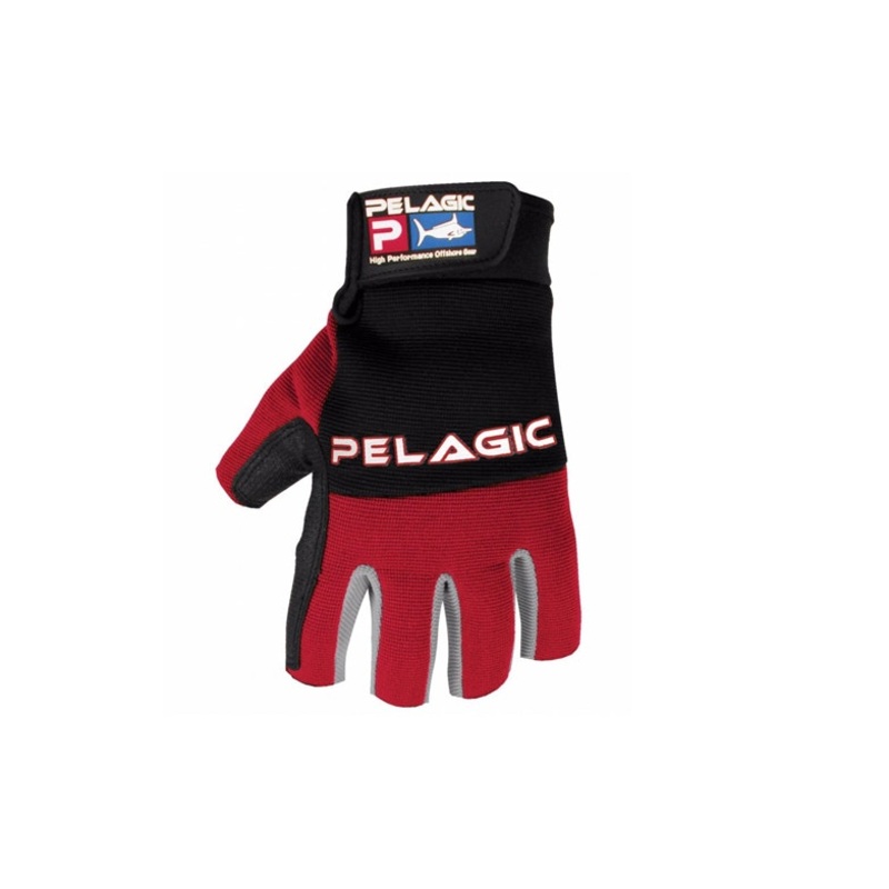 Pelagic Battle Fishing Gloves|Red|M/L|L/XL|S/M