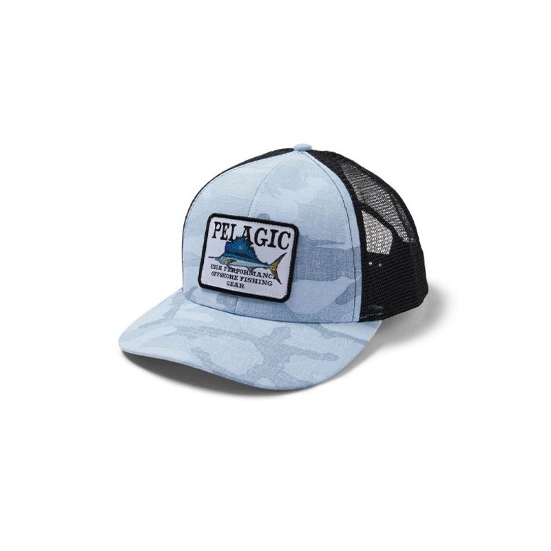Pelagic Cap Gamefish Sailfish Fish Camo Slate