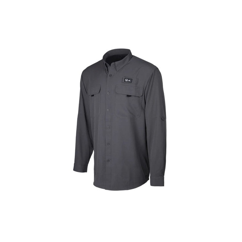 Pelagic Keys Long Sleeve Fishing Shirt Graphite