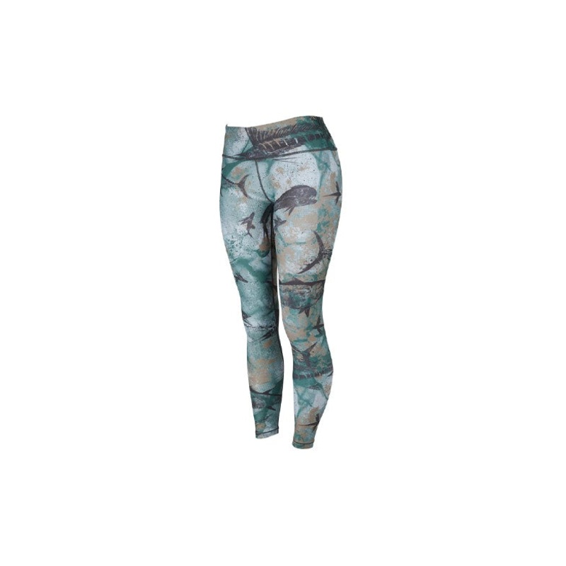 Pelagic Maui Legging Open Seas Camo Army Green