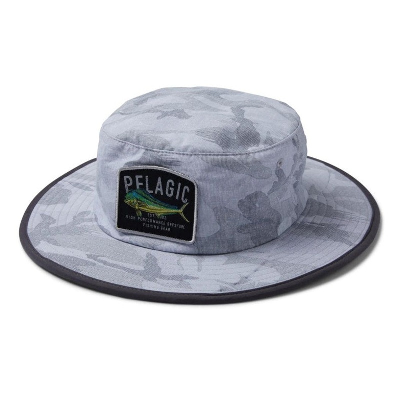 Pelagic Sunsetter Pro Fish Camo Light Grey