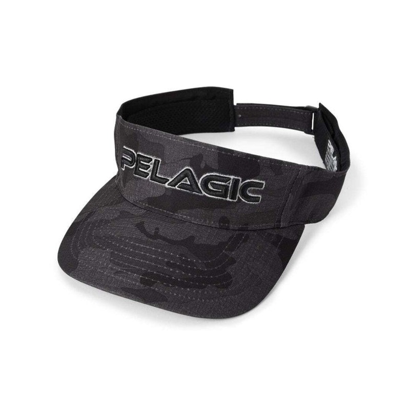 Pelagic Visor Fish Camo Black|Fish Camo Black|OSFM