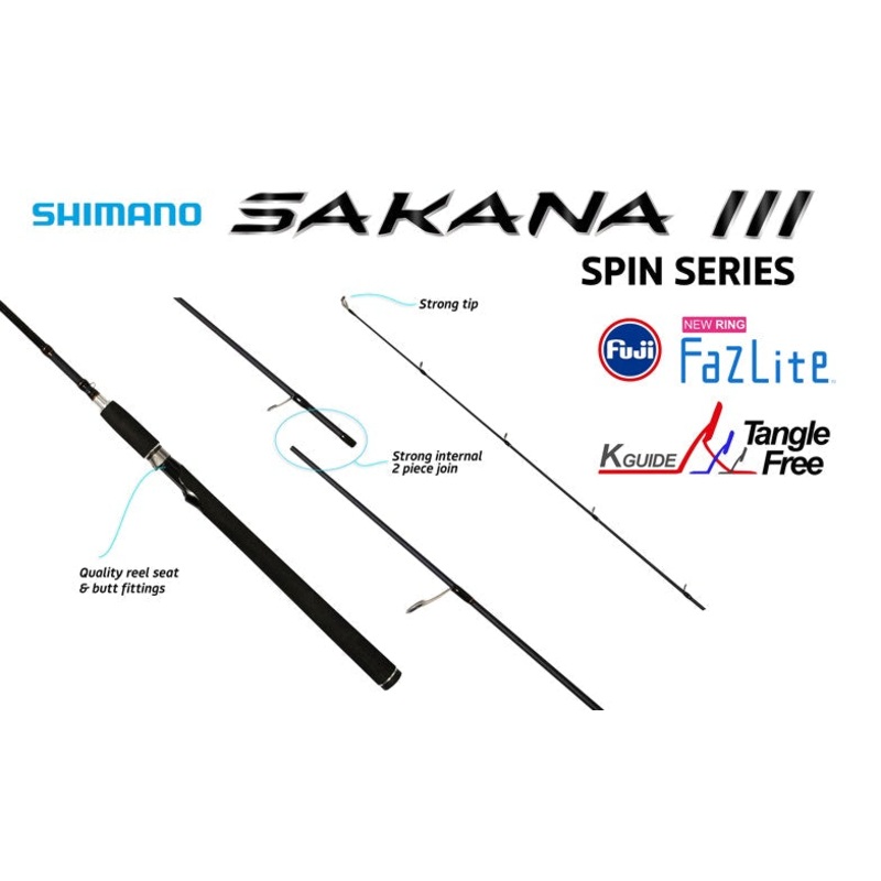 Shimano Sakana 3 Rods Spin Series