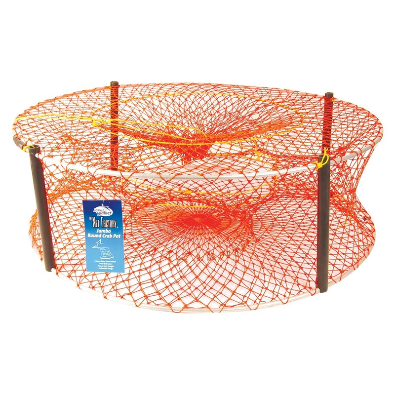 Jarvis Walker Jumbo Round Crab Pot – 90cm – 4-Entry