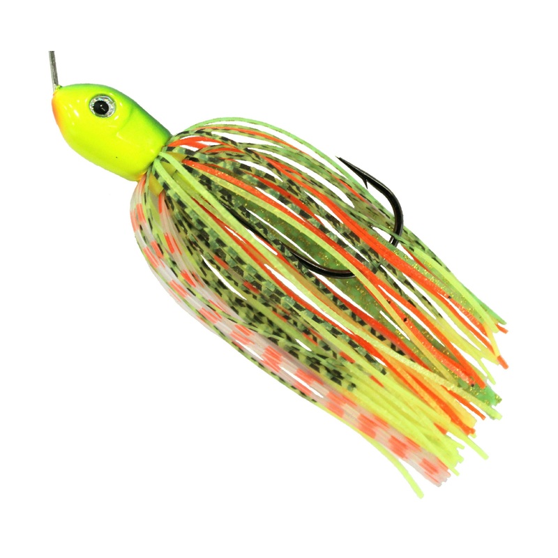 Spin Doctor Spinnerbait|Glimmer Flame|Purple Flame|Gold Flame|Olive Flame|Fire Tiger Flame|Red Black Flame|1/4oz|3/8oz