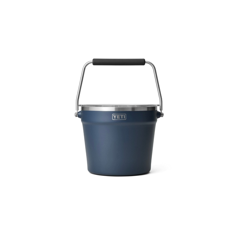 YETI Rambler Beverage Bucket|White|Navy