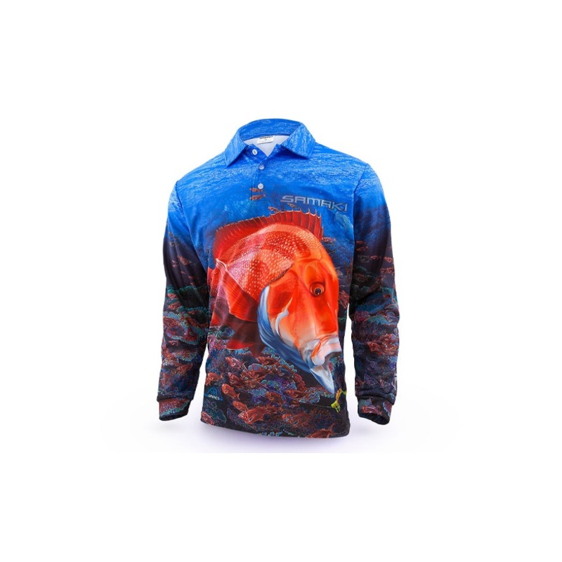 Samaki Red Emperor Fishing Jersey
