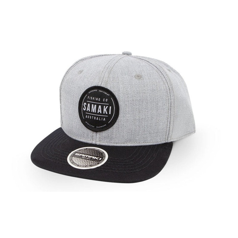 Cap Flat Samaki Clean Cut Grey