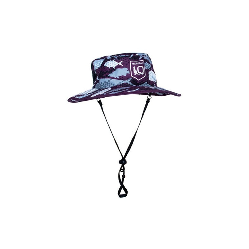 QLD Maroons ‘Reef Seeker’ Fishing Bucket Hat – Adult