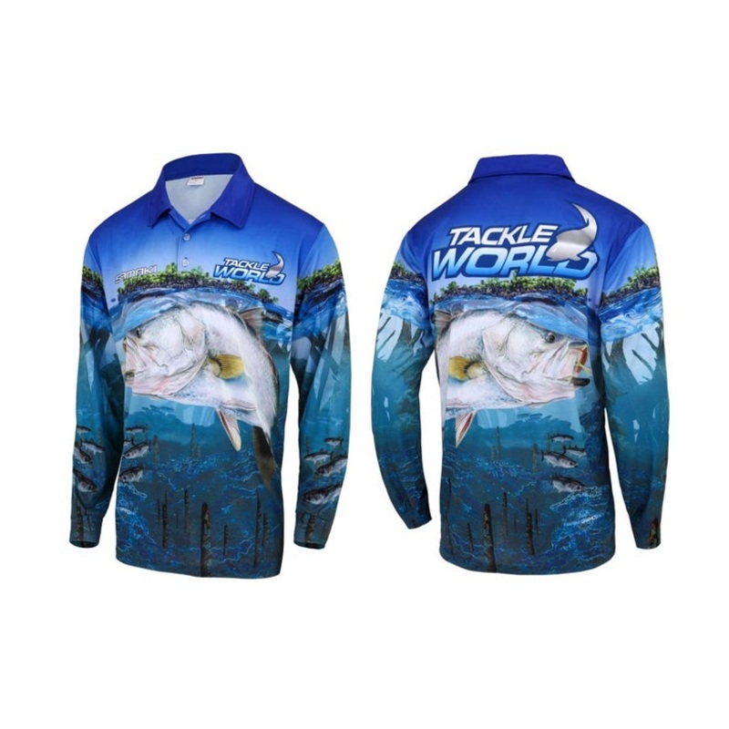 Tackleworld/Samaki Barramundi Longsleeve Sun Shirts