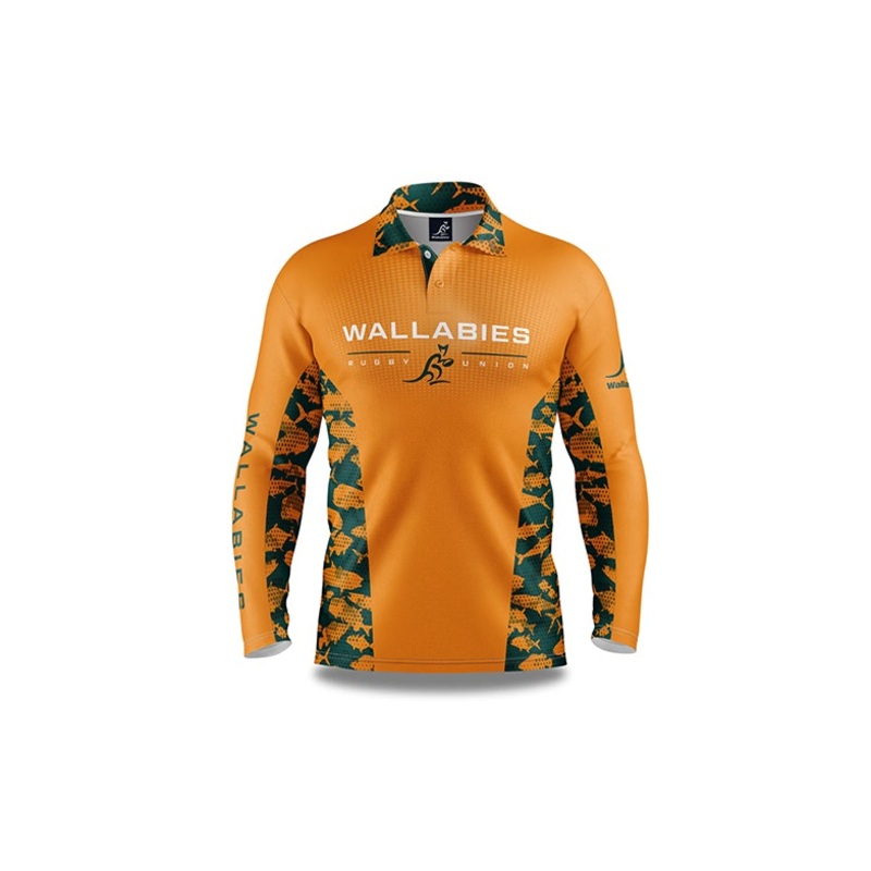 Wallabies ‘Reef Runner’ Fishing Shirt – Adult