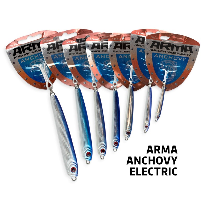 Arma Anchovy Electric|Blue|5g|11g|18g|25g|35g|50g|75g