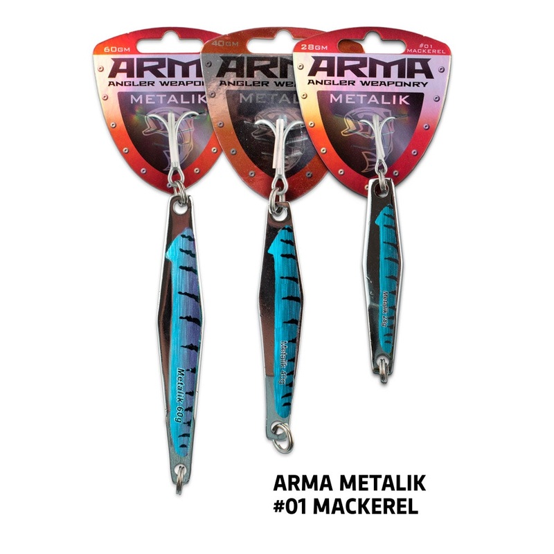 Arma Metalik Lure|Blue|Green|Pink|Navy Blue|28g|40g|60g