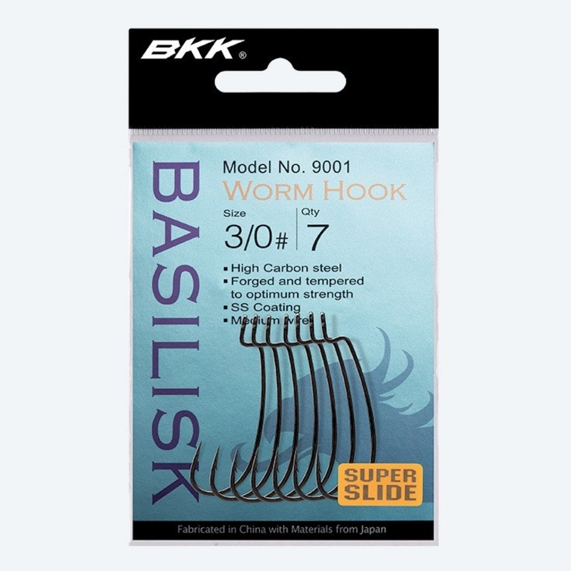 BKK Basilisk Worm Hook||1||1/0||2/0||3/0|8pk|7pk