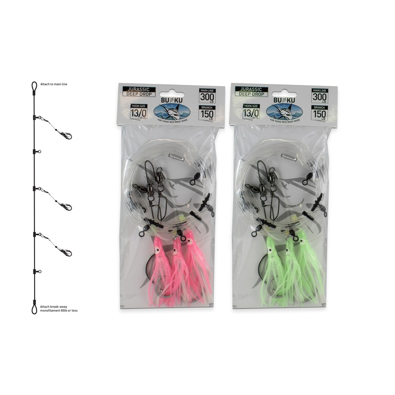 Buku Jurassic Deep Drop Rigs|13/0|3