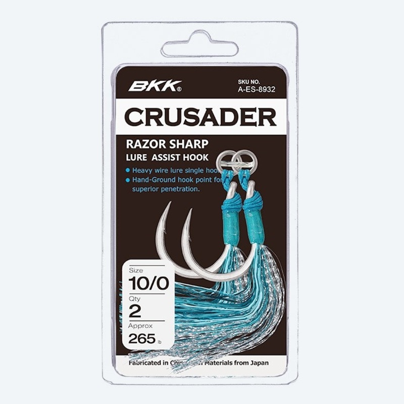 BKK Crusader Assist Hook|10/0|11/0|12/0||8/0|9/0|2pk