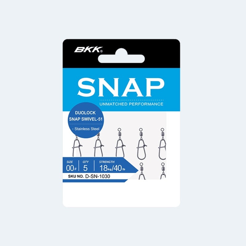 BKK Duolock Snap Swivel-51|5pk|0|1|2|3