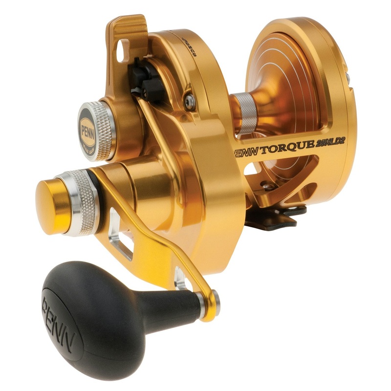PENN Torque Lever Drag 2-Speed Overhead Reel