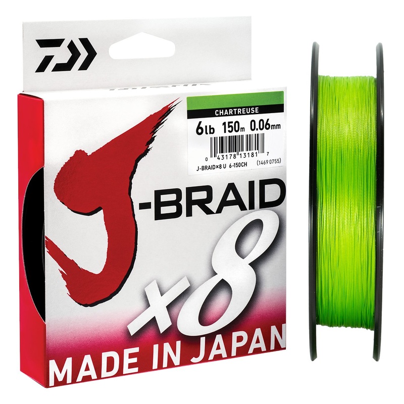 Daiwa J-Braid 8 – Chartreuse Line