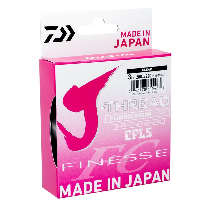 Daiwa J-Thread Finesse FC Fluorocarbon Line 200m