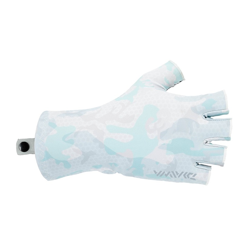 DAIWA SUN GLOVE|GREY PRISM|LIGHT AQUA HEX CAMO|S/M|L/XL|XXL