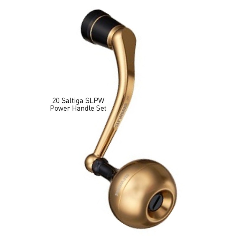 Daiwa 20 SALTIGA SLPW 85MM POWER HANDLE SET/GOLD