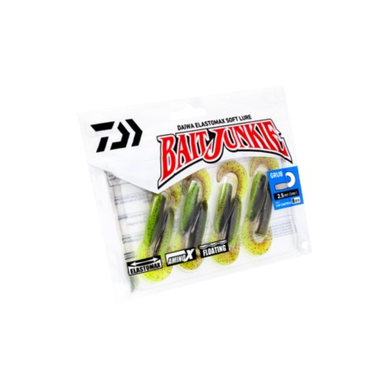 Daiwa Bait Junkie 2.5in Grub Soft Plastic Lure