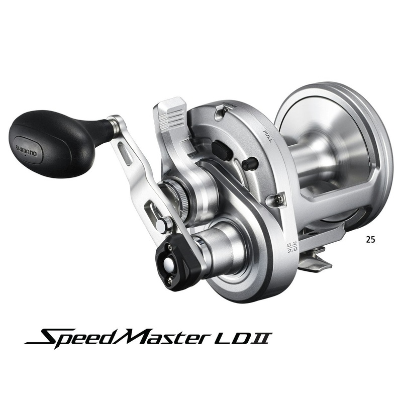 Shimano Speedmaster LD II Overhead Fishing Reels (SPM 8II/10II/12II/20II/16II/25II)