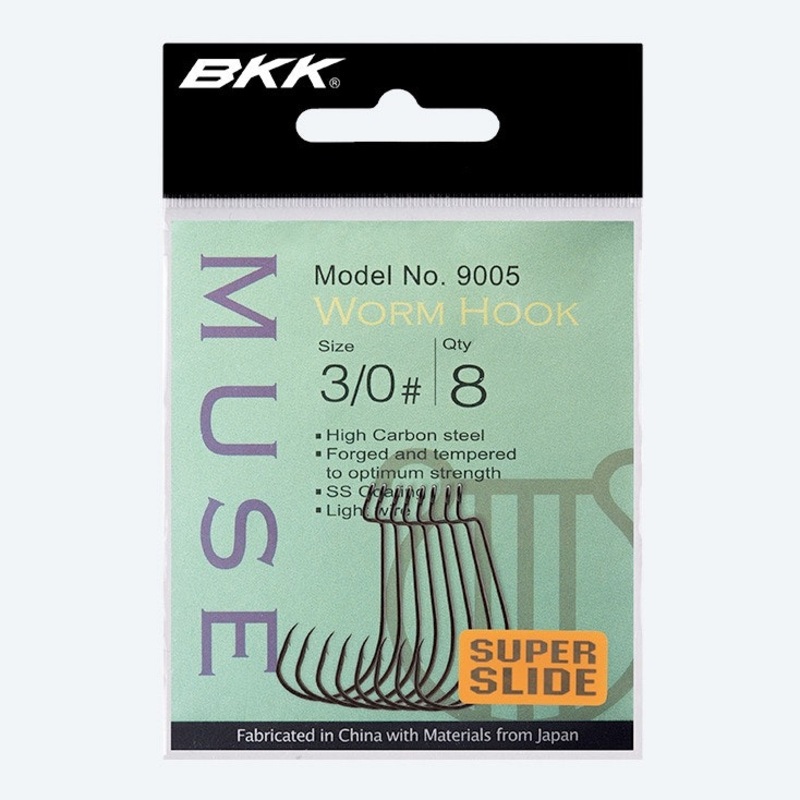 BKK Muse Worm Hook||1||2||1/0|9pk