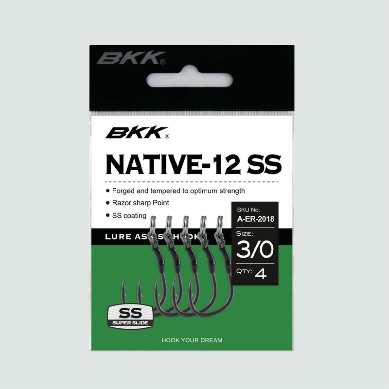 BKK Native-12 SS Hook||1||1/0||2||4||6|5pk|4pk