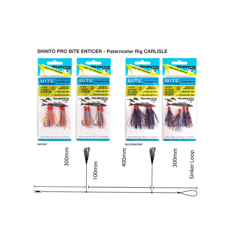 Shinto Pro Bite Enticer Paternoster Carlisle Rig 2pk
