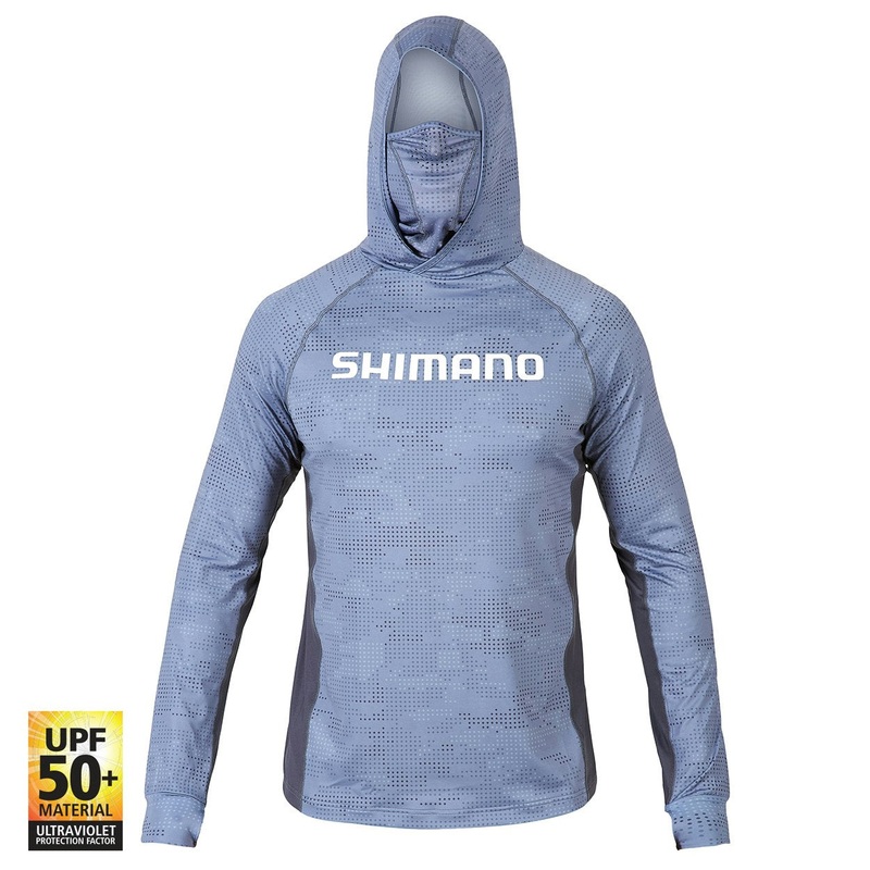 Shimano Hooded Tech Tee|GREY DOT CAMO|S|M|L|XL|XXL|3XL
