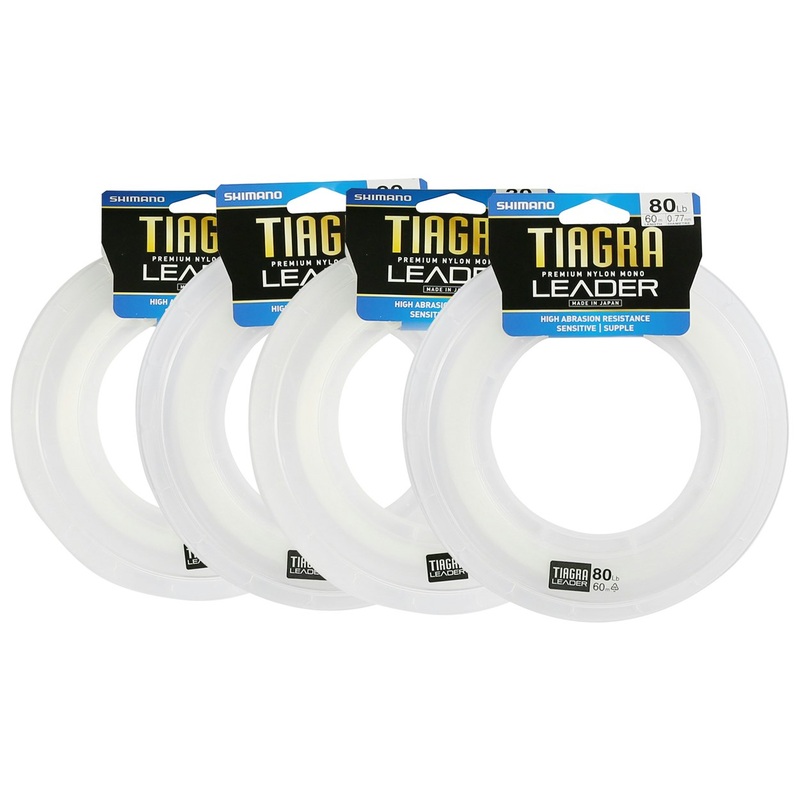 Shimano Tiagra Nylon Leader|150Lb X 40m|120Lb X 50m|80Lb X 60m|100Lb X 60m|60Lb X 80m|20Lb X 100m|30Lb X 100m|40Lb X 100m|50Lb X 100m