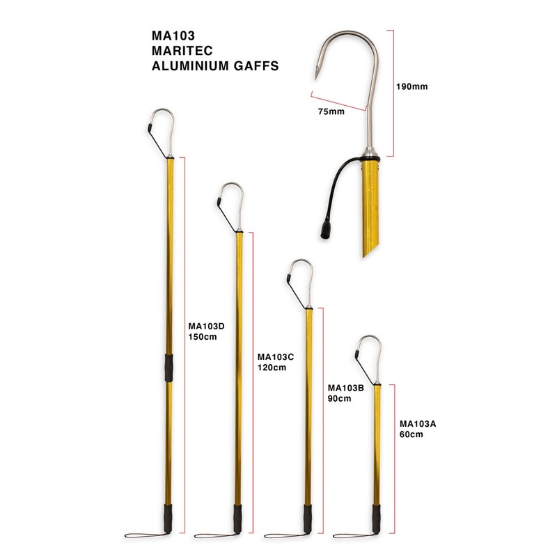 Maritec Gaff Aluminium|60cm|90cm|120cm|150cm