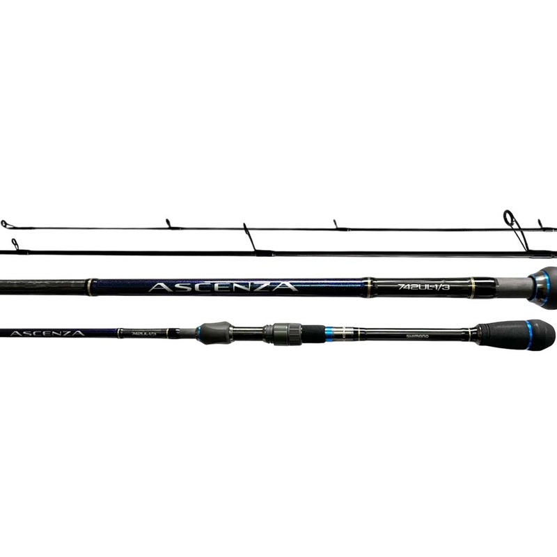 Shimano Ascenza Spin Rods|722L 1-4kg|742UL 1-3kg|782L 1-4kg|802L 2-5kg