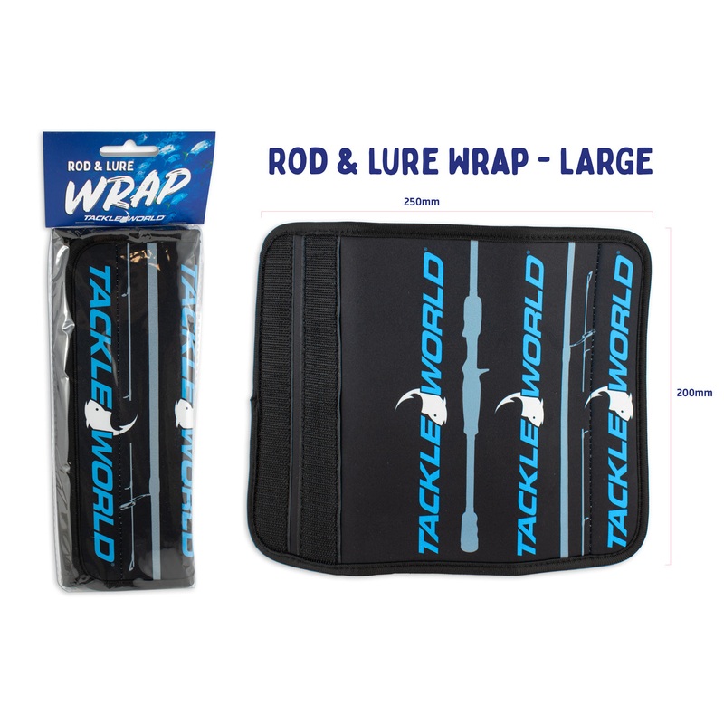 Tackle World Rod & Lure Wraps|Large 250 x 200|XL 320 x 250