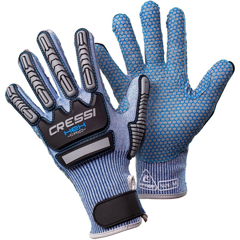 Hex Grip Gloves|XS|S|M|L|XL|2XL|Blue
