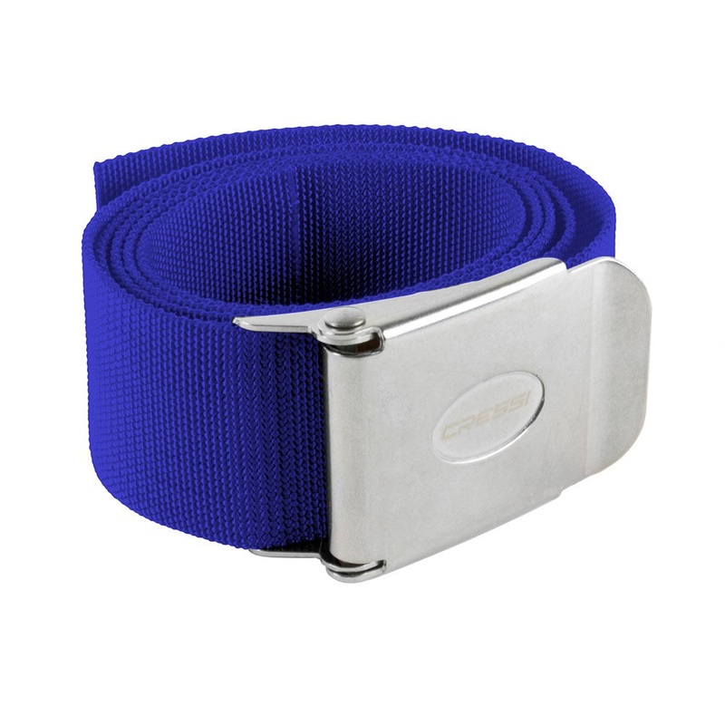 Nylon Weightbelt w/SS Buckle|1.4m|Blue|Black|Yellow