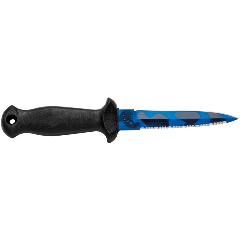 Sub 11 D Camo Knife|Blue Camo SS Blade|Green Camo SS Blade|Black Grip