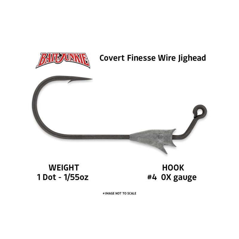 Bait Junkie Covert Finesse Wire Jighead