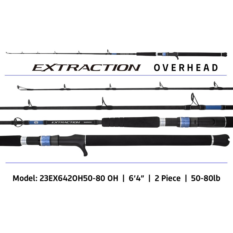 EXTRACTION Rods|512 JIG OVERHEAD|642 OVERHEAD|662 OVERHEAD|682 OVERHEAD|512 JIG SPIN|642 SPIN|662 SPIN|692 SPIN|6102 SPIN|702 SPIN|702 SPIN 50|722 SPIN|7102 SPIN|7102 SPIN 30|802 TOP WATER