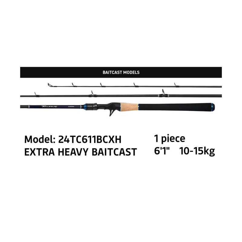 Shimano 24 TCURVE Baitcast Rods