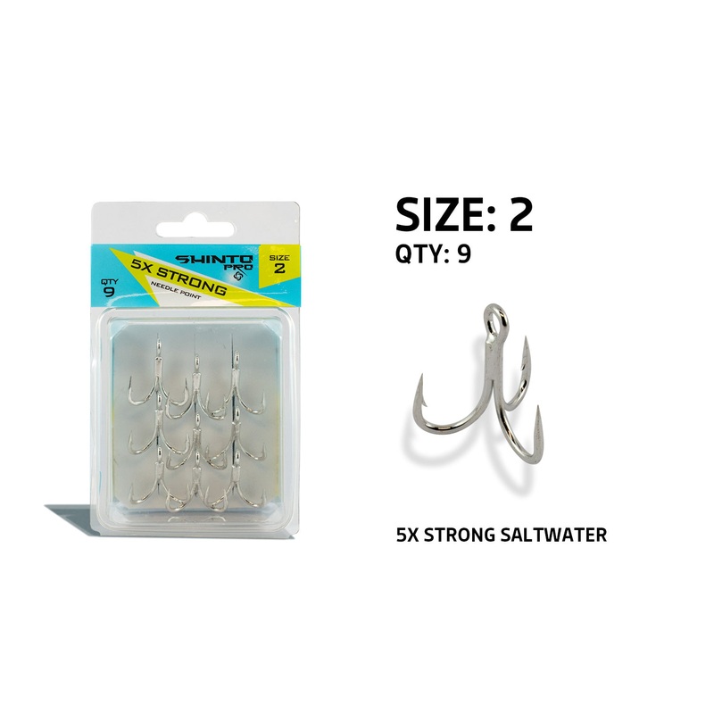 Shinto Pro 5X Strong Saltwater Trebles