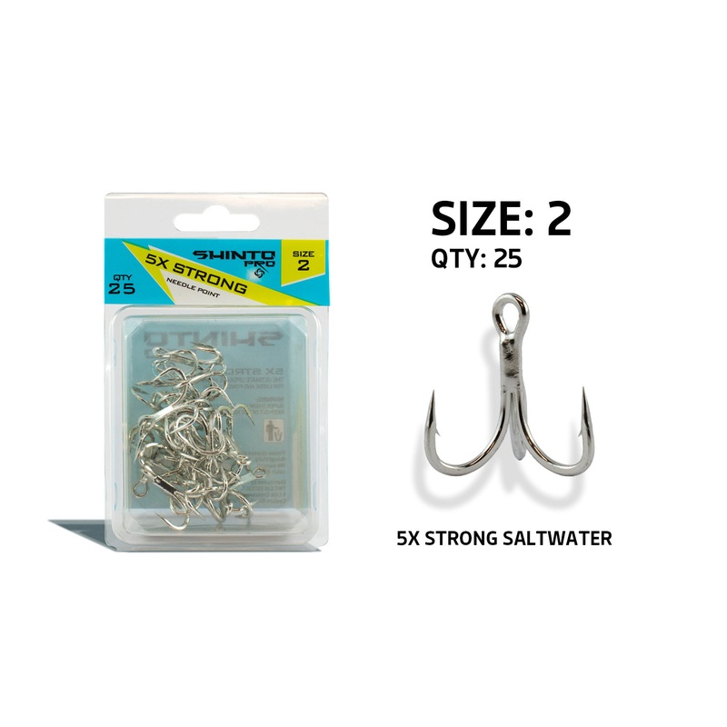 Shinto Pro 5X Strong Saltwater Trebles BULK