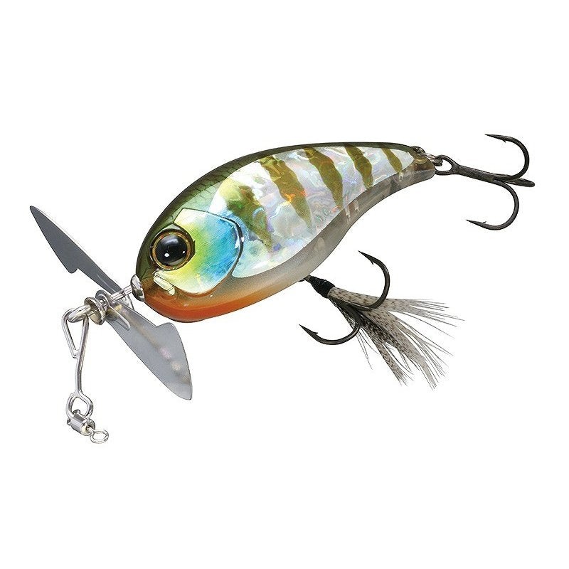 JACKALL CHOP CUT|HL Bluegill|RT Chartreuse Gill|Bone White|Green Frog