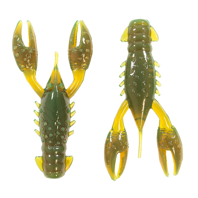 Z-MAN TRD CRAWZ|Black/Blue|Watermelon Red|Green Pumpkin|Green Pumpkin Orange|California Craw|Motor Oil|Bloodworm|Canada Craw|The Deal|Mudbug|Drew’s Craw|Hot Craw