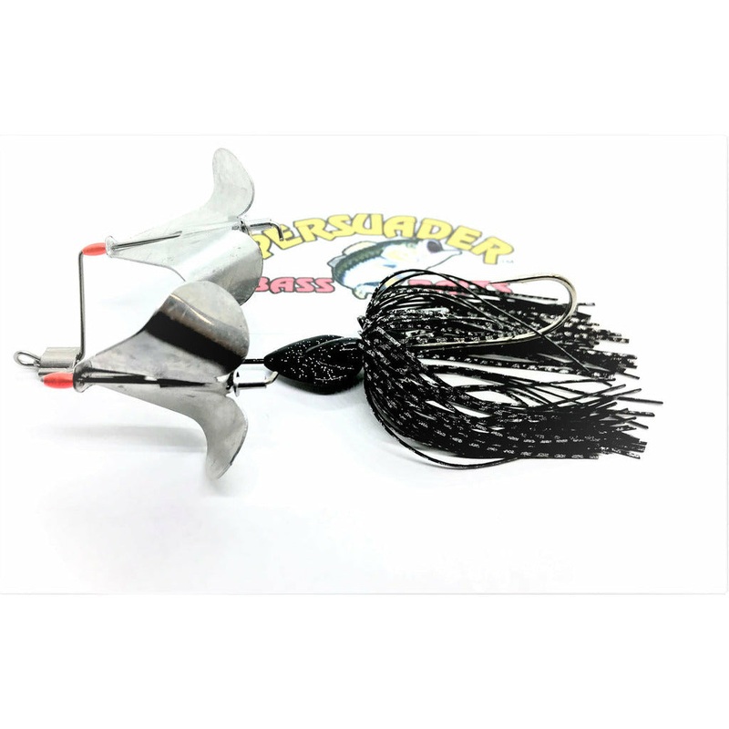 PERSUADER DOUBLE BUZZER|Black|Black/Red|White|White/Chartreuse|1/4oz|3/8oz|1/2oz