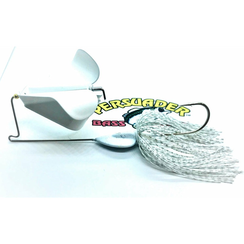 PERSUADER FOUR WAY 1/2 OZ|White/ Chartreuse Four Way|Silver|Black/Red|White|Black