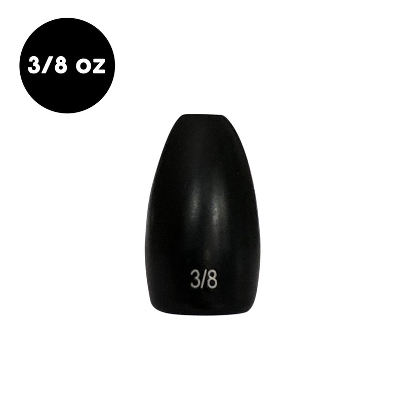 WOO TUNGSTEN FLIPPING WEIGHT|Matte Black|Green Pumpkin|1/8 oz|3/16 oz|1/4 oz|3/8 oz|1/2 oz|3/4 oz|1 oz