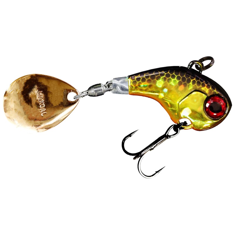 JACKALL DERACOUP|Red Tiger|Gold & Black|Blueback Chartreuse|Dera Shad|Bluegill|Silver|Clear Shad|1/2 oz|3/4 oz|1 oz